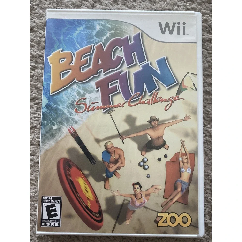 Nintendo Wii : Beach Fun VideoGames Summer Challenge